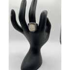 Silpada Sterling Silver 'pearlized' Natural Mother-Of-Pearl Ring Size 7