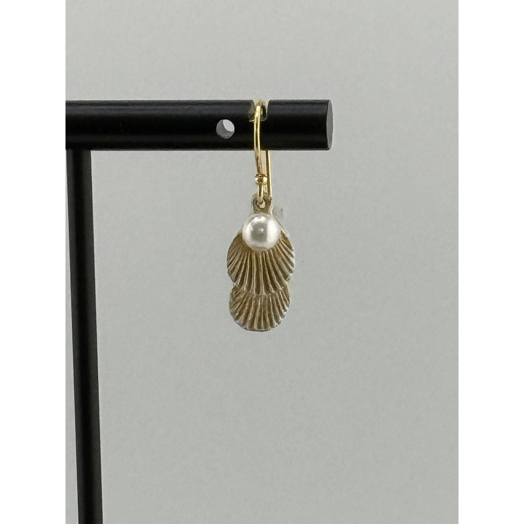 Michael Michaud Sea Scallop Petite Wire Earrings