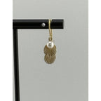 Michael Michaud Sea Scallop Petite Wire Earrings