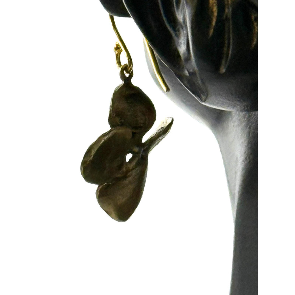 Michael Michaud Special Edition Hydrangea Petal Wire Drop Earrings