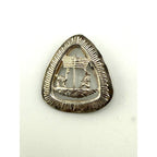 Vintage Sterling Silver Man and Llama Brooch Pendant