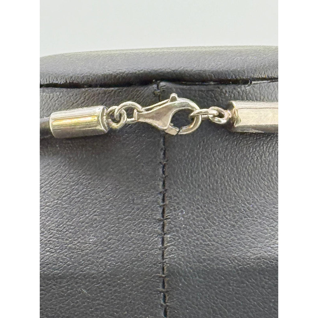 Silpada Sterling Rectangle Black Onyx Pendant Necklace