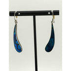 Beautiful Watery Blue Dangle Drop Earrings - Sarasotabydesign