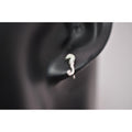 Catherine Weitzman Sterling Silver Seahorse Stud Earrings