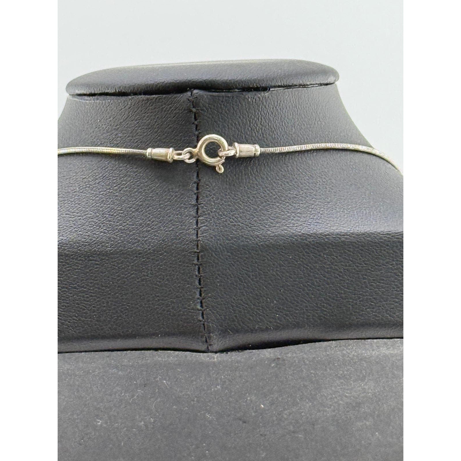 Sterling Silver and Brass Disc Necklace