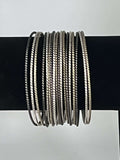 Three Color String Cuff Bracelet