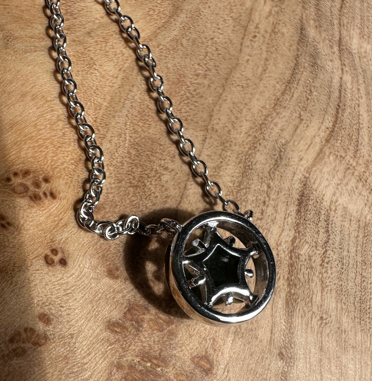 Canadian Jade and Silver Star Pendant - 2476 - Sarasotabydesign