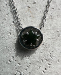 Canadian Jade and Silver Star Pendant - 2476 - Sarasotabydesign