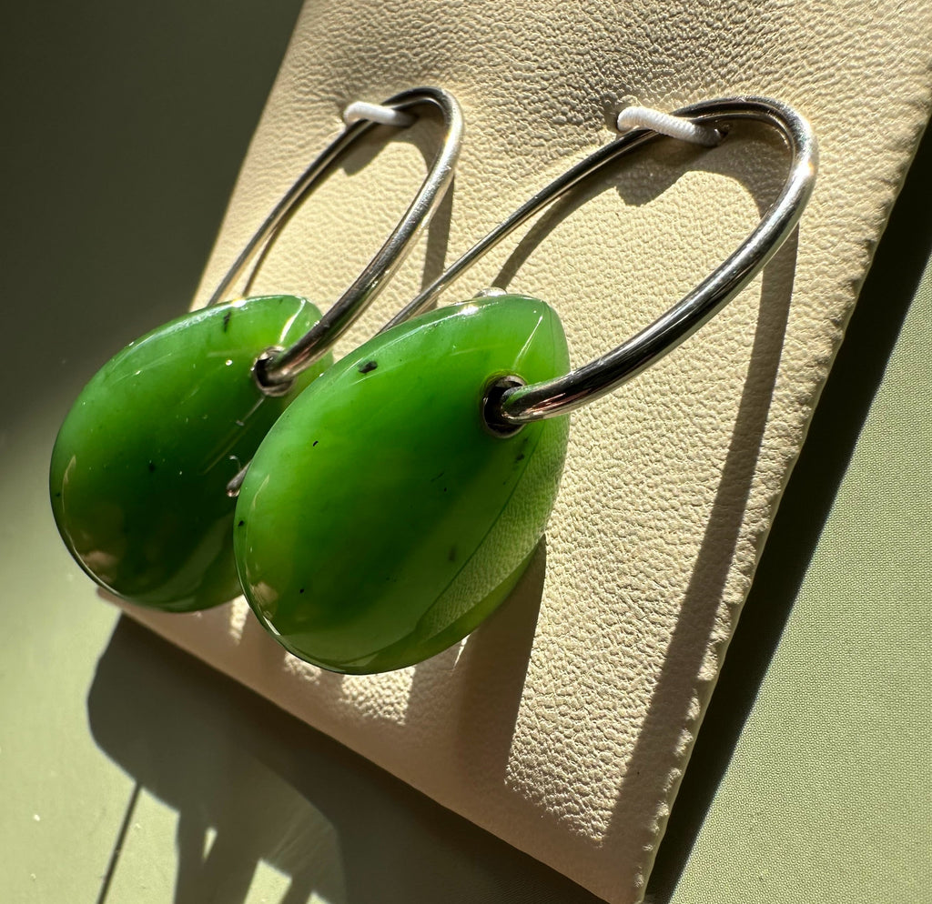 Canadian Jade Earrings, 1945 - Sarasotabydesign