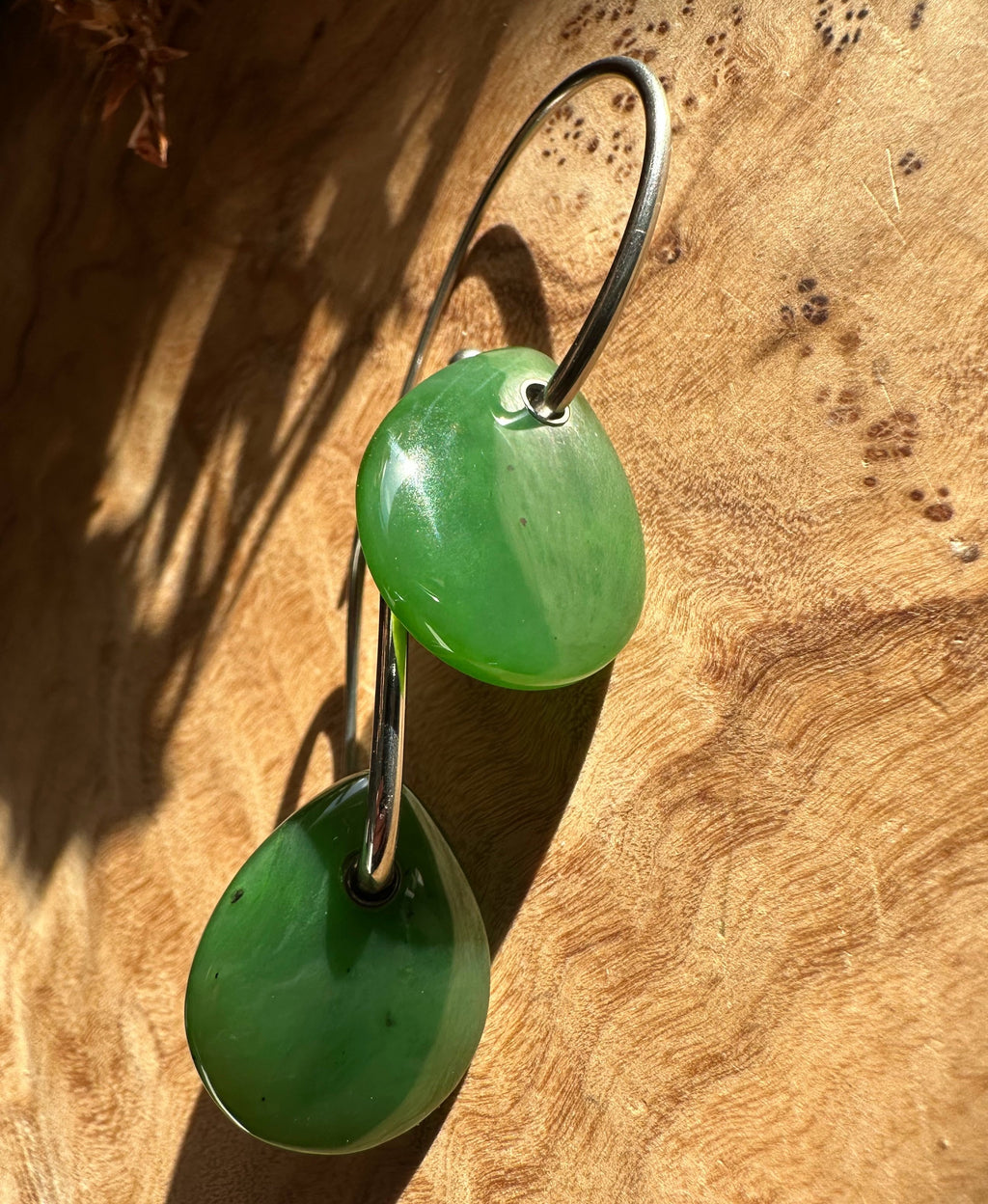 Canadian Jade Earrings, 1945 - Sarasotabydesign