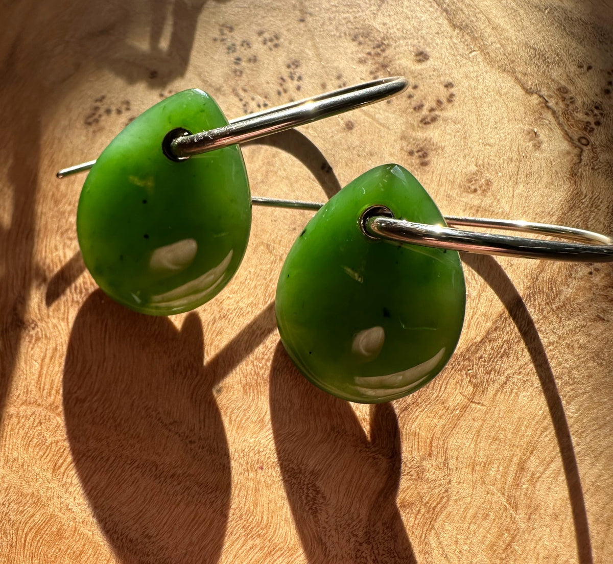 Canadian Jade Earrings, 1945 - Sarasotabydesign