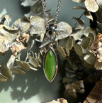 Canadian Jade Pendant with CZ 5564 - Sarasotabydesign