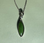 Canadian Jade Pendant with CZ 5564 - Sarasotabydesign
