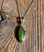 Canadian Jade Pendant with CZ 5564 - Sarasotabydesign
