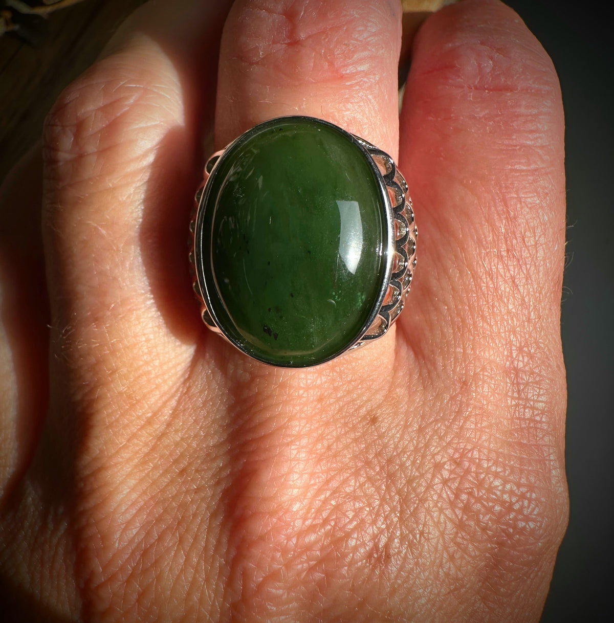 Canadian Jade Ring, 2570 - Sarasotabydesign
