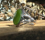 Canadian Jade Silver Ring - 9894 - Sarasotabydesign