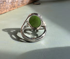 Canadian Jade Silver Ring - 9894 - Sarasotabydesign