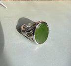 Canadian Jade Silver Ring - 9894 - Sarasotabydesign