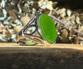 Canadian Jade Silver Ring - 9894 - Sarasotabydesign