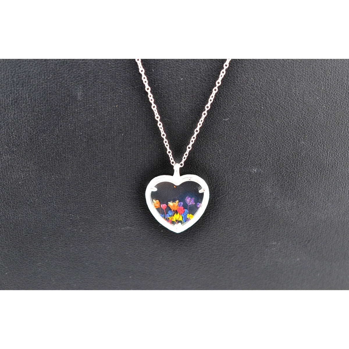 Catherine Weitzman Dried Flowers Pendant Necklace