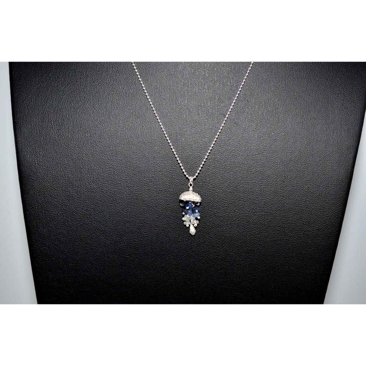Catherine Weitzman Jellyfish Necklace-Sapphire-Unique - Sarasotabydesign