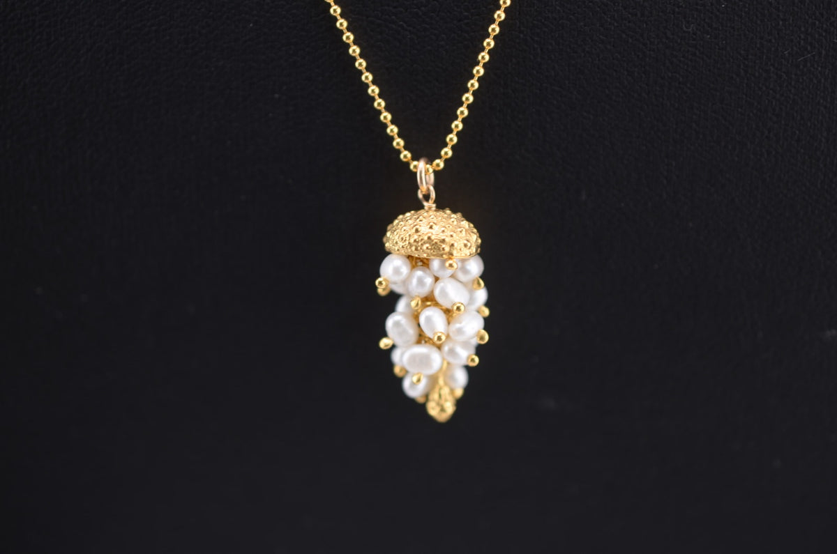Catherine Weitzman Jellyfish Necklace-Sealife Jewelry-Unique