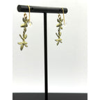 Michael Michaud Petite Herb Thyme Dangle Wire Earrings