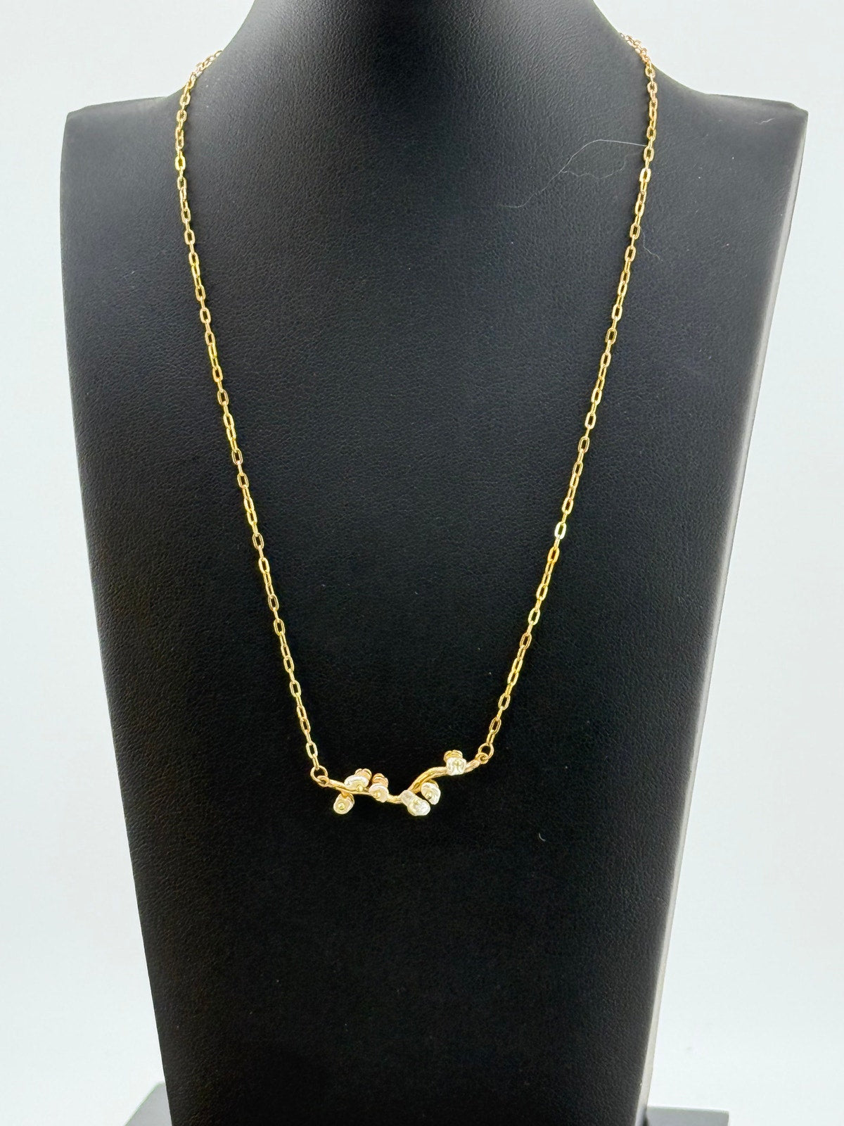 Michael Michaud Jasmine Single Branch Pendant Necklace