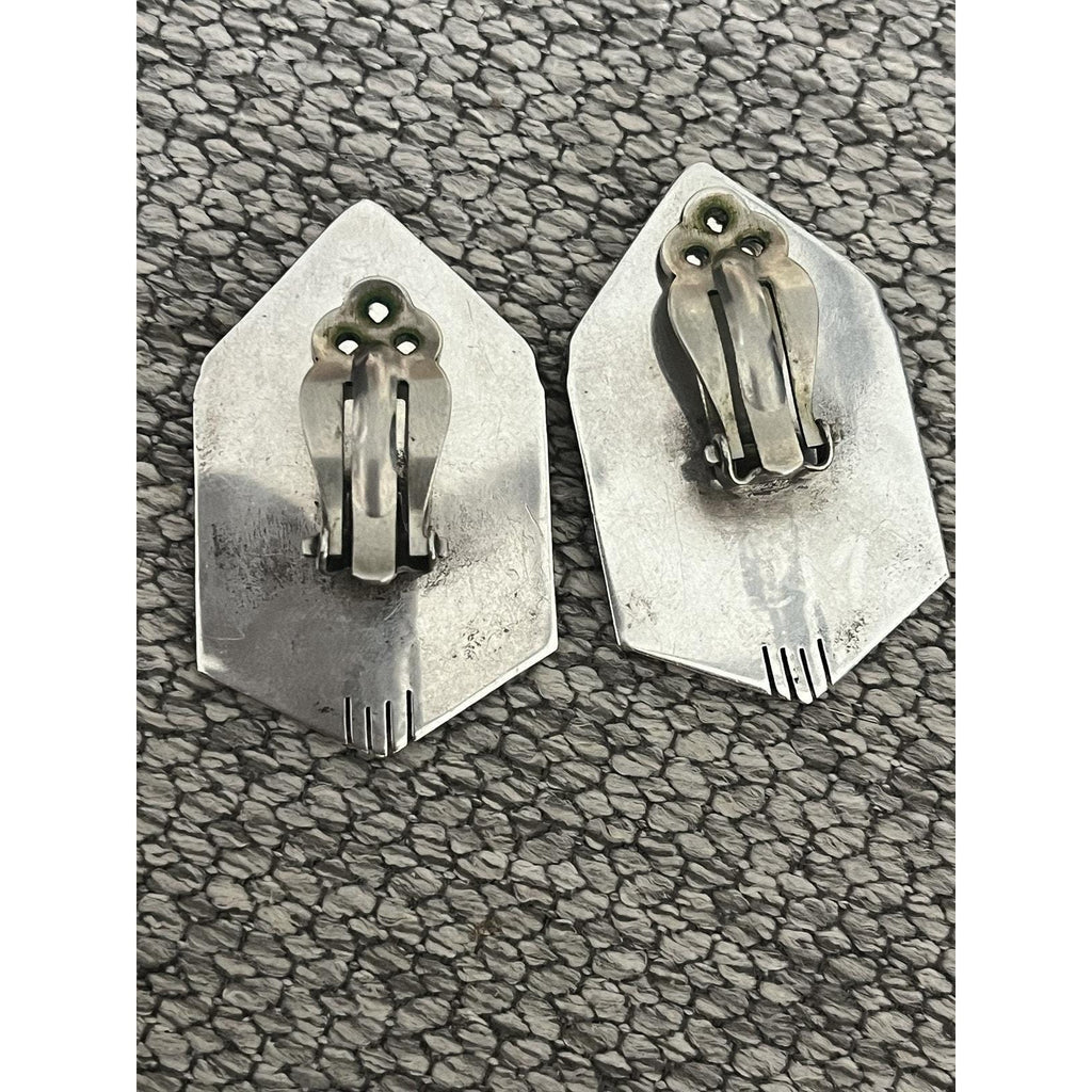 Sterling Silver Southwestern NA Multi-Stone Earrings