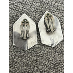 Sterling Silver Southwestern NA Multi-Stone Earrings