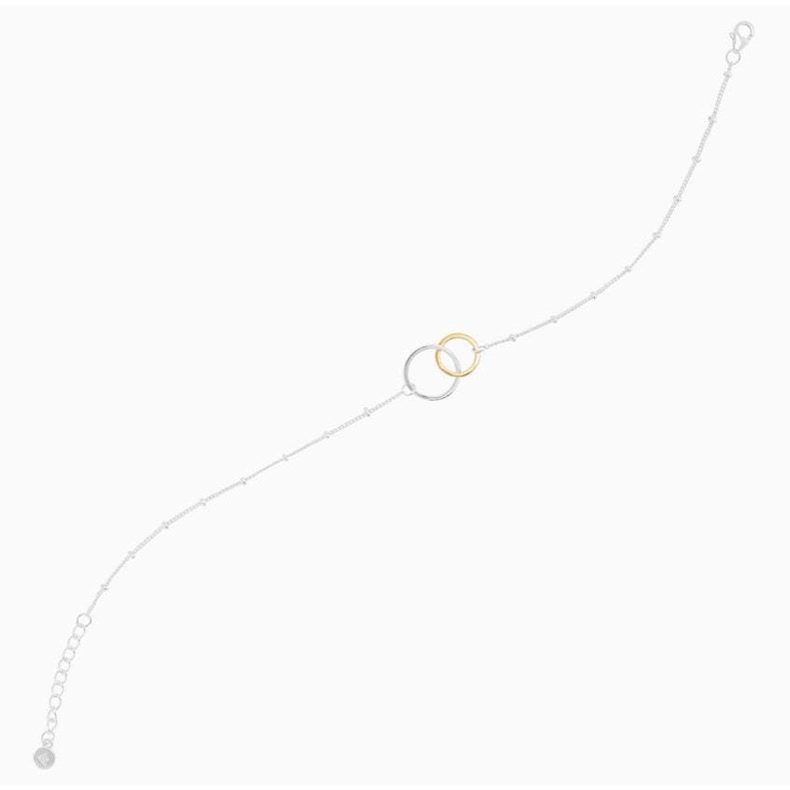 Silpada 'Pagosa' Silver with 14K Gold Plating Anklet, 10"