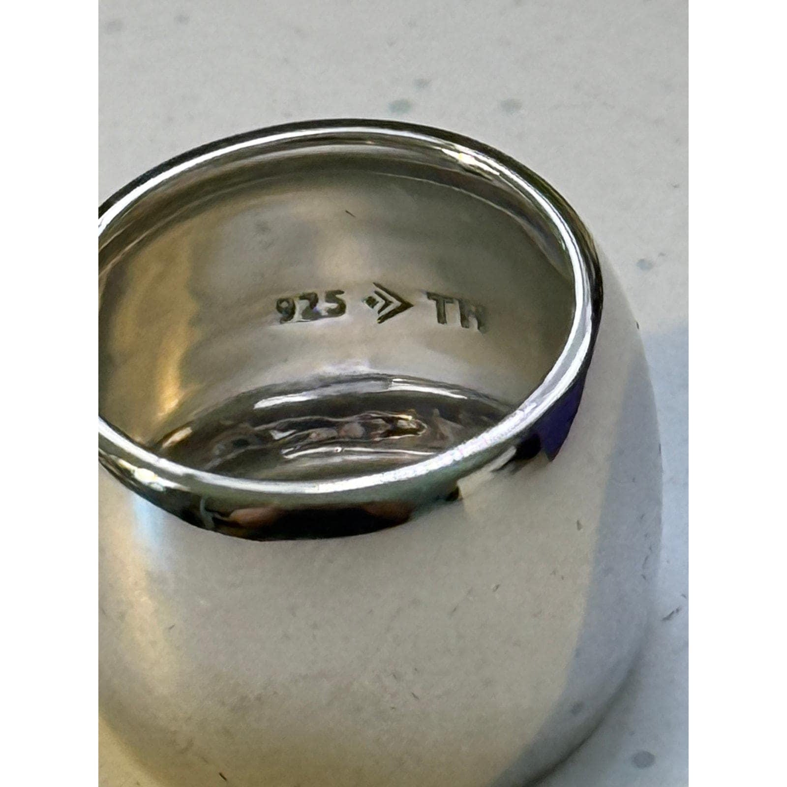 Silpada Sterling Silver "Cigar Cuff" Ring Size 5