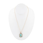 Barse Jewelry Credence Genuine Turquoise Pendant Necklace