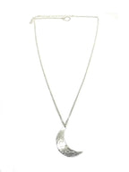 Alison Morse Crescent Moon Necklace in Sterling Silver | Moon Phase Necklace