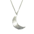 Alison Morse Crescent Moon Necklace in Sterling Silver | Moon Phase Necklace