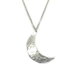 Alison Morse Crescent Moon Necklace in Sterling Silver | Moon Phase Necklace