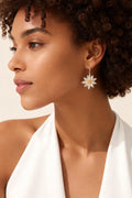 Michael Michaud Edelwiss Dangle Wire Earrings