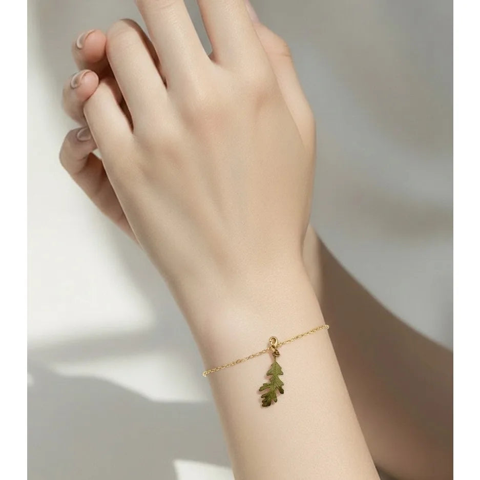 Michael Michaud Oak Leaf Charm