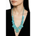 Navajo Mary W Roanhorse Blue Howlite Necklace