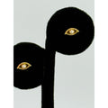 Namaste Handmade 18k Gold Plated Pearl 'Evil Eye 2.0' Stud Earrings