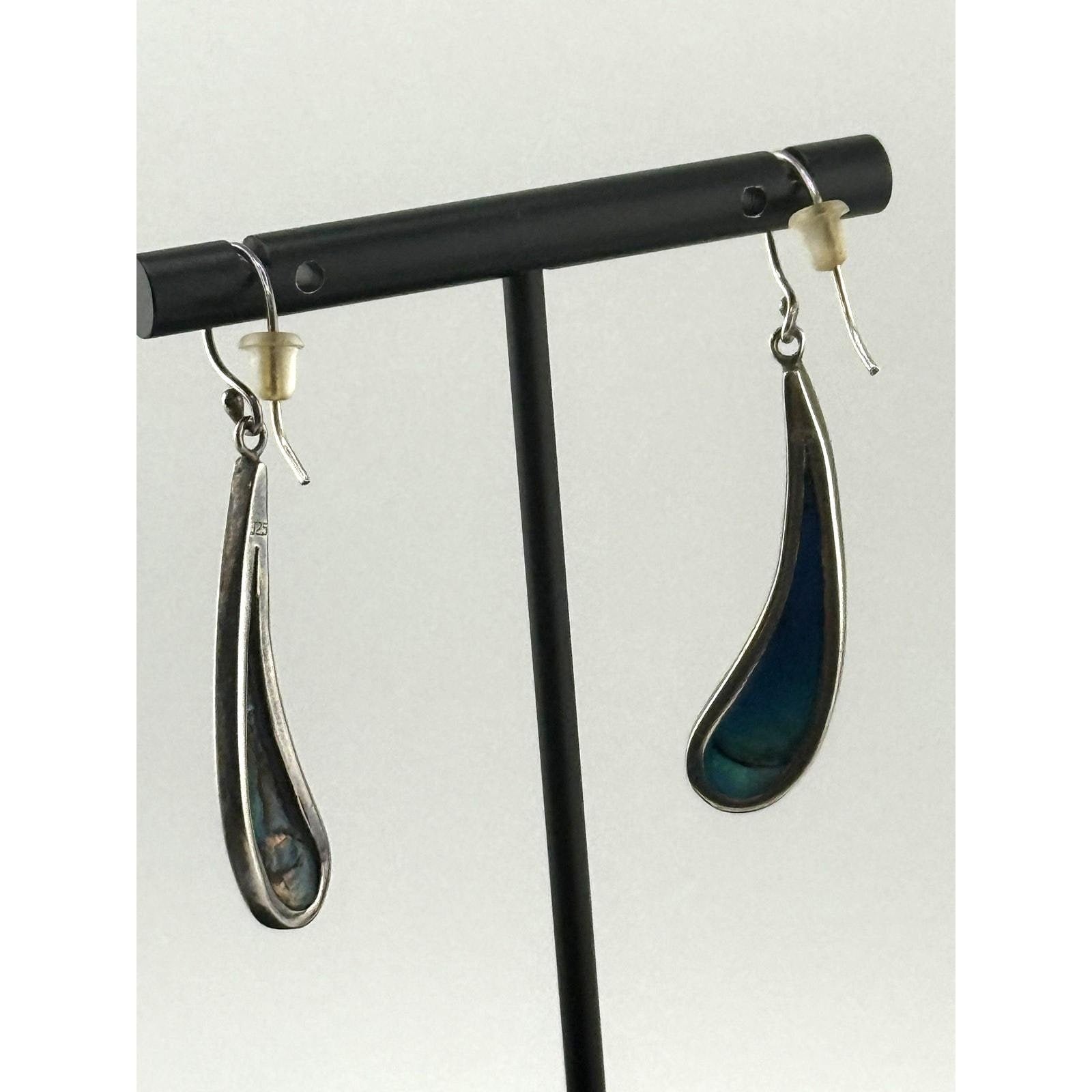 Beautiful Watery Blue Dangle Drop Earrings