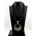 Silpada Sterling Silver 'Cascading Waves' Circle Pendant Necklace