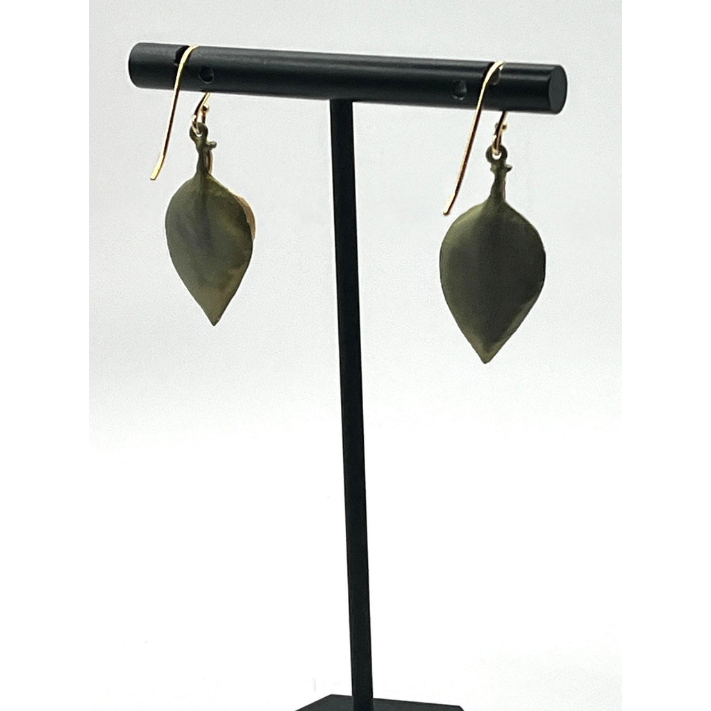 Michael Michaud Sweet Basil Two Tone Wire Earrings