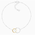 Silpada 'Pagosa' Silver with 14K Gold Plating Anklet, 10"
