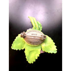 Vintage Crown China England Porcelain Flower Brooch