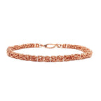 Alison Morse Delicate Byzantine Chainmaille Bracelet in Copper