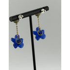 Michael Michaud Wild Blue Violet Drop Post Earrings