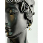 Michael Michaud Forget Me Not Single Flower Wire Earrings