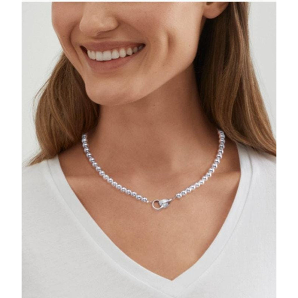 Silpada 'Great Destinations' Silver Hematite Necklace, 18" NIB