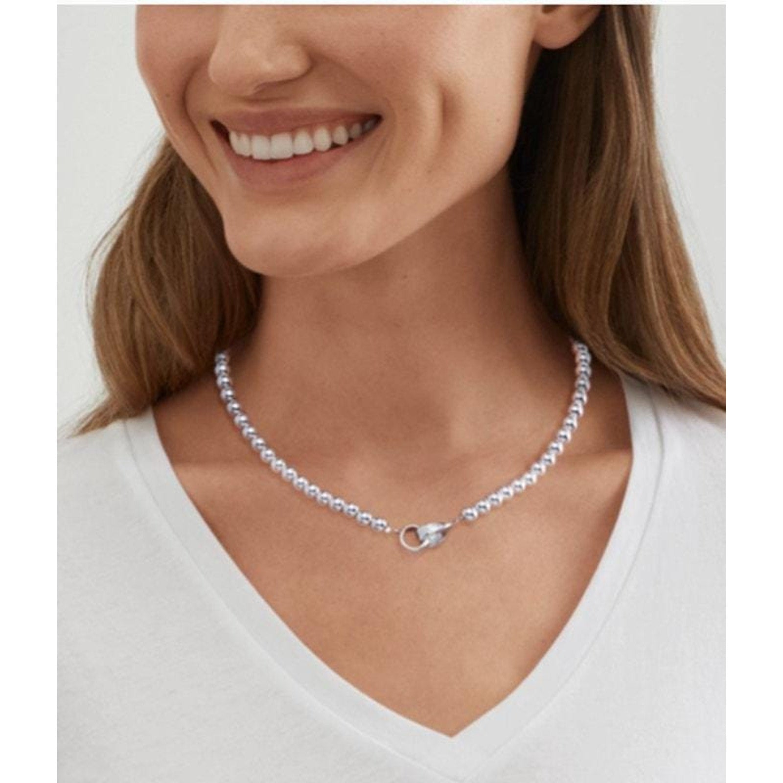Silpada 'Great Destinations' Silver Hematite Necklace, 18" NIB